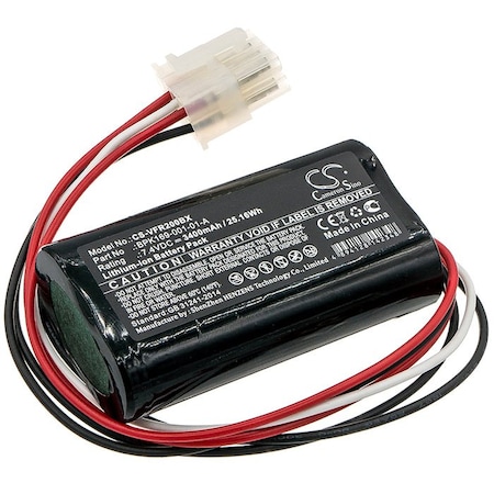 Bsc Preferred Verifone PCA169-001-01 PCA169-404-01-A Ruby 2 Ruby CI 3400mAh Payment Terminal Replacement Battery CS-VFR200BX
